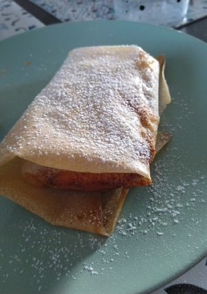 Une photo de Bricks pomme caramélisée