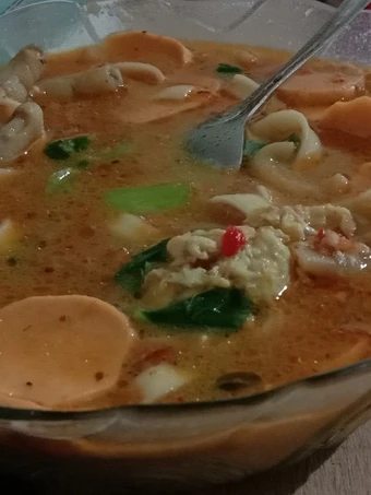 Langkah Mudah untuk Membikin Resep Seblak kuah isi komplit+ ceker yang Enak Banget Anti Ribet, Sempurna