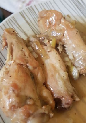 Una foto de Alitas de Pollo Agridulces súper económicas!