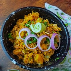 A picture of Vegetable pulao.