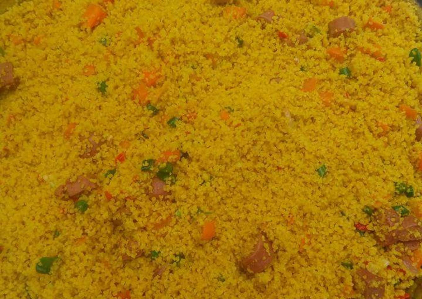 Moroccan vegetable couscous.