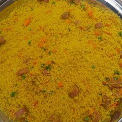 A picture of Moroccan vegetable couscous..