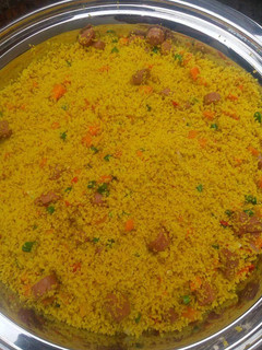 A picture of Moroccan vegetable couscous..