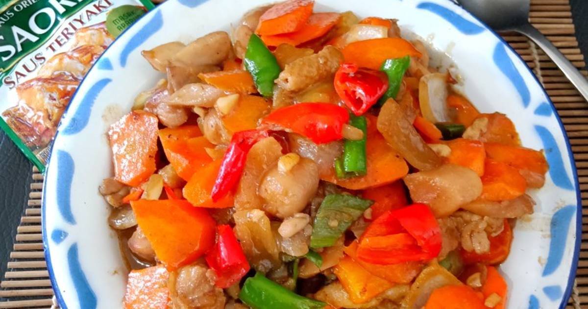 Resep Ayam Teriyaki Saori oleh 🍀 Mom's Kaka 🍀 - Cookpad