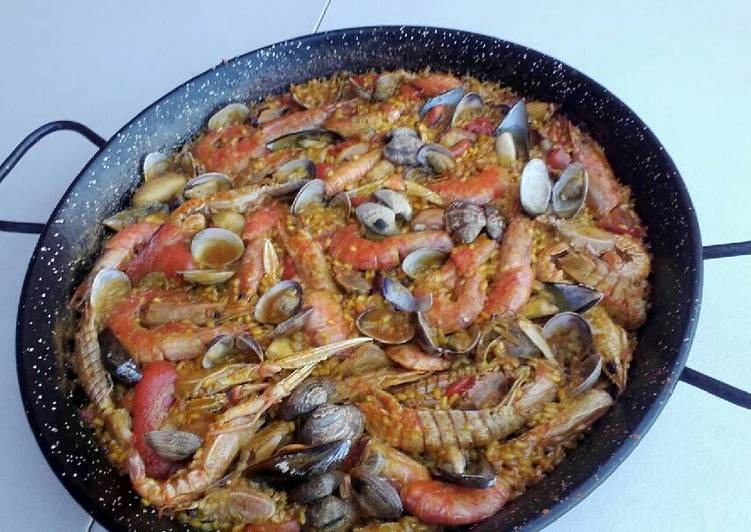 Paella de marisco