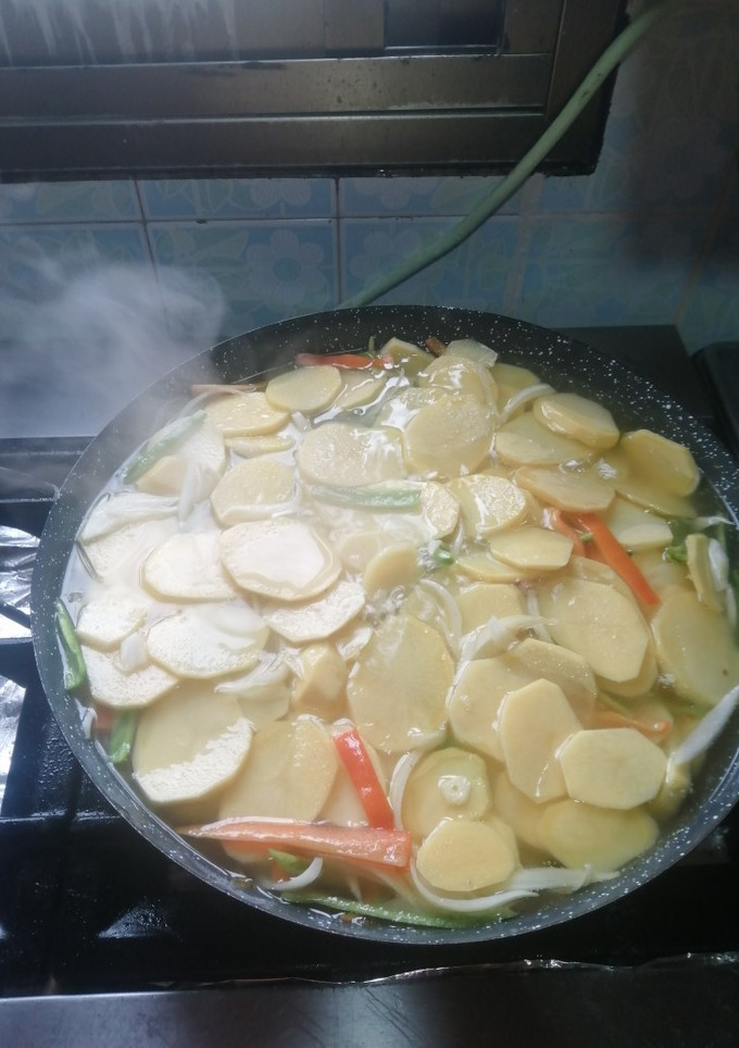 Una foto de Patatas a lo pobre