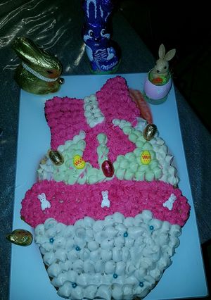 Une photo de Number cake de Pâques