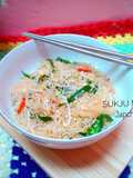 Sukju Namul Japchae (mung bean sprouts japchae)