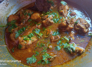 A picture of Mutton Curry.