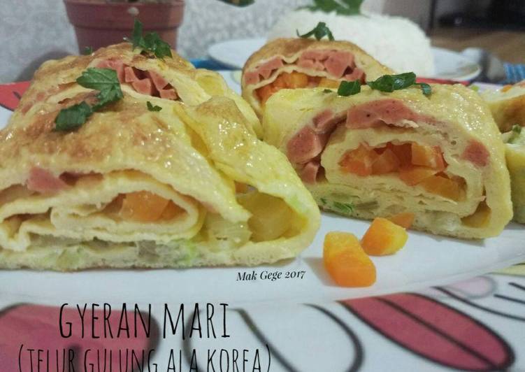 Gyeran Mari 🍳(Telur gulung ala Korea)#pr_asianfood