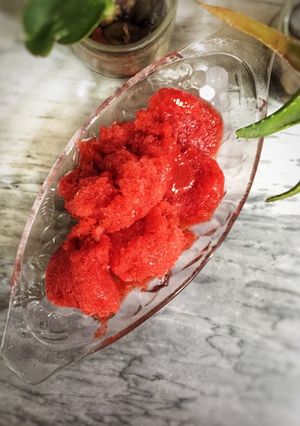 Une photo de Sorbet sans sorbetière