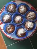 Muffins de aceite de coco con leche de coco y arroz y sin huevo