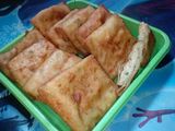 Martabak tahu ekonomis (pakai kulit lumpia homade)