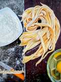 Tagliatelle Homemade (baca:tay-ia-tel-le)