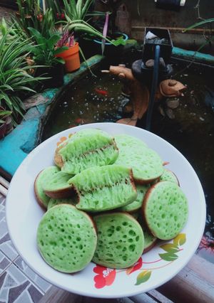 Foto resep Bika Ambon pandan mini