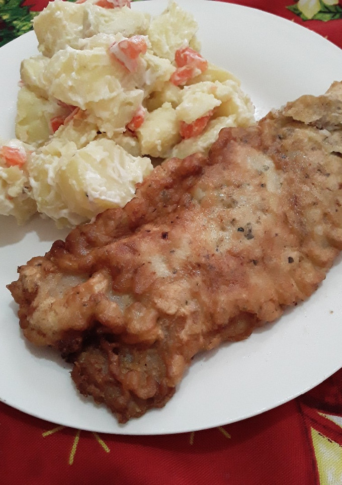 Una foto de Pescado frito con papitas mayo!