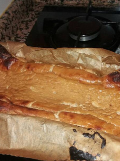 Una foto de Tarta queso sabor café (light)