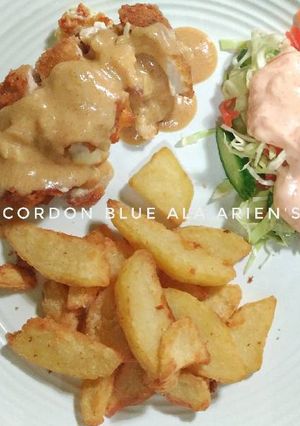 Foto resep Chicken cordon blue ala arien's kitchen