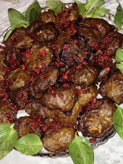 عکسی از دستور دلمه برگ مو