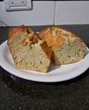 Budín de banana, fácil y rápido