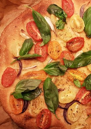 Foto principal de Focaccia de Tomates Cherry