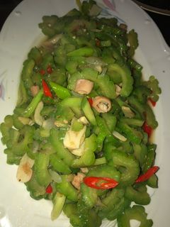 Foto resep Tumis pare cumi asin