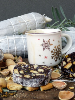 Foto de Salame de Chocolate negro com Pistachio!