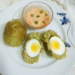 A picture of Oats-pea egg devil.