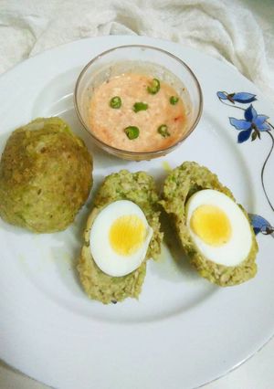 A picture of Oats-pea egg devil.