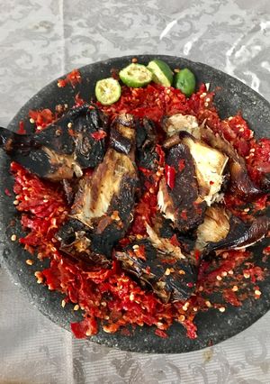 Foto resep Pari Panggang Sambel Terasi