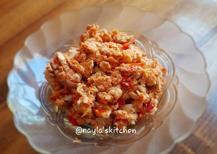 Sambal Tempe Kemiri