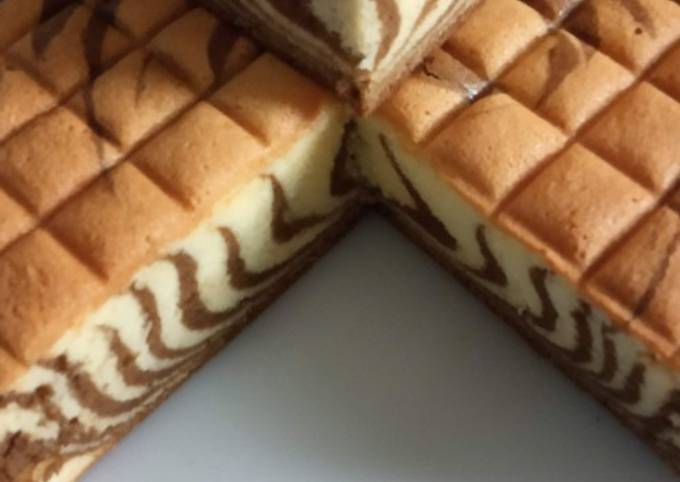 Zebra butter cake