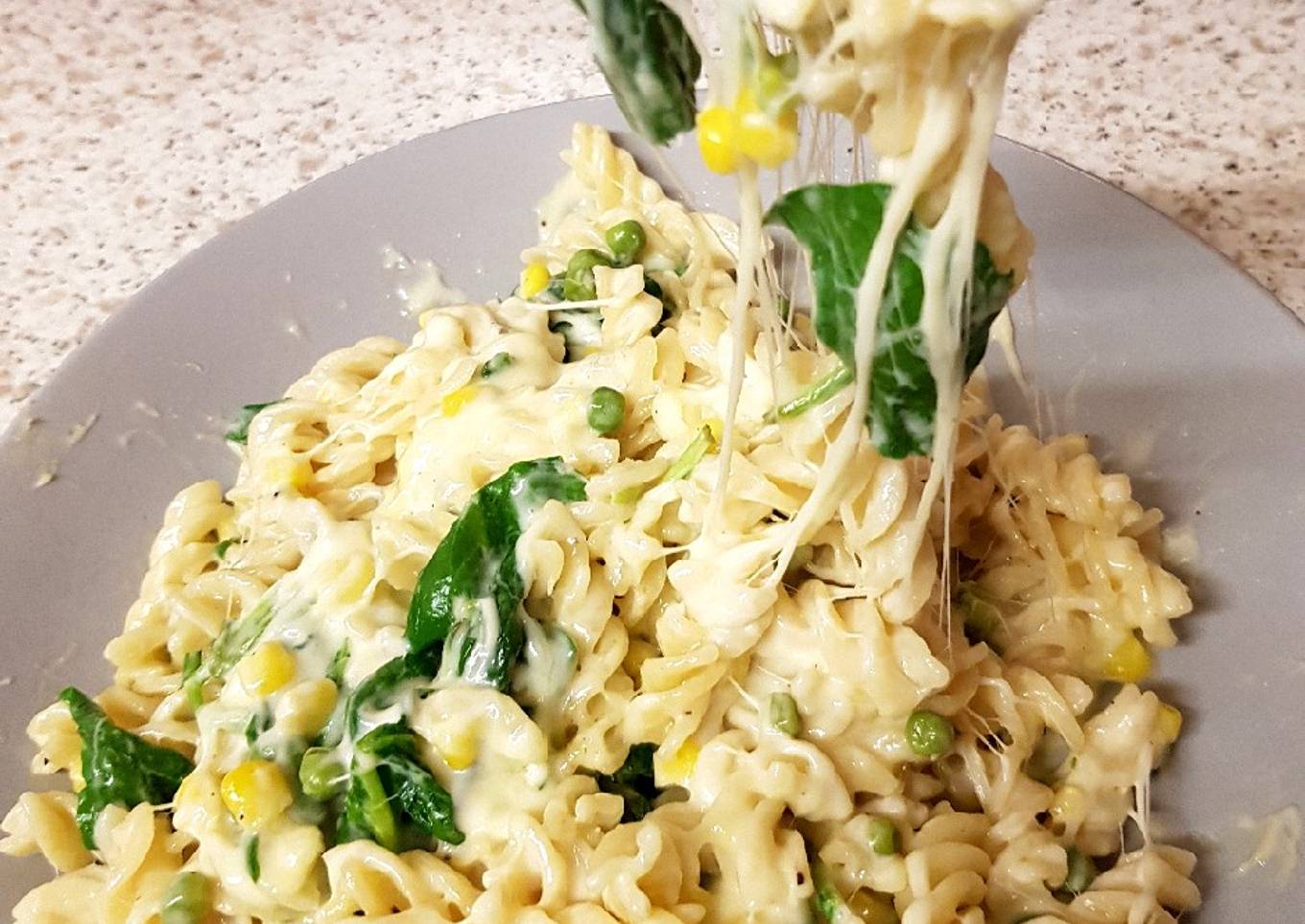 This was a Quick Cheesy Pasta