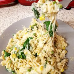 A picture of This was a Quick Cheesy Pasta.