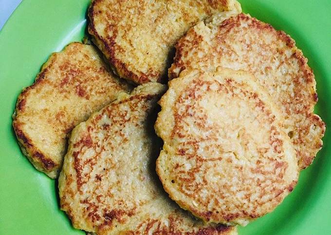 Resep Pancake Pisang Oatmeal Diet Quaker Oats Oleh Dessy Fariany Cookpad