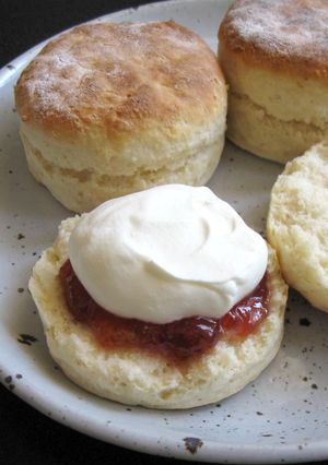 A picture of Lorna’s Butter-less Scones.