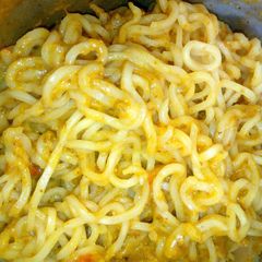 Indomie with Pumpkin Seed Gravy A picture of Indomie with Pumpkin Seed Gravy.