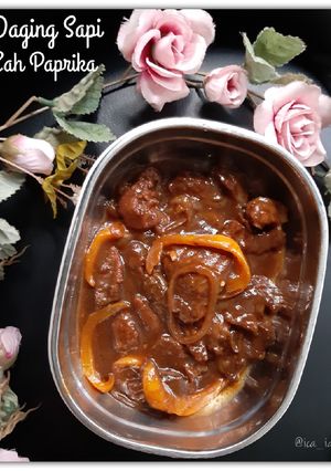 Foto resep Daging Sapi Cah Paprika