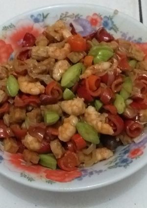 Foto resep Oseng oseng kulit melinjo