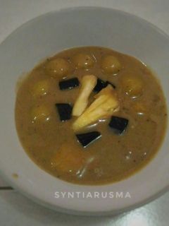 Foto resep Bola Ubi Kuah Kolak