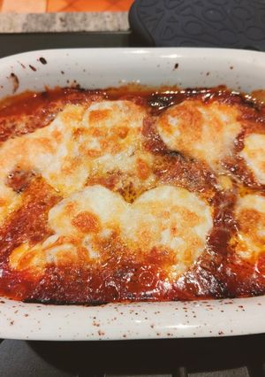 Une photo de Aubergine à la parmesane