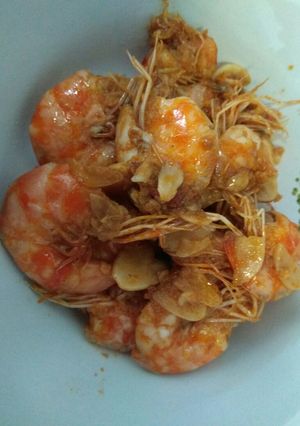 Foto resep Udang tumis bawang putih