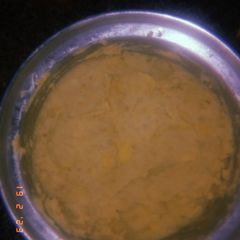 A picture of Mashed matoke and beef stew.