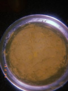 A picture of Mashed matoke and beef stew.