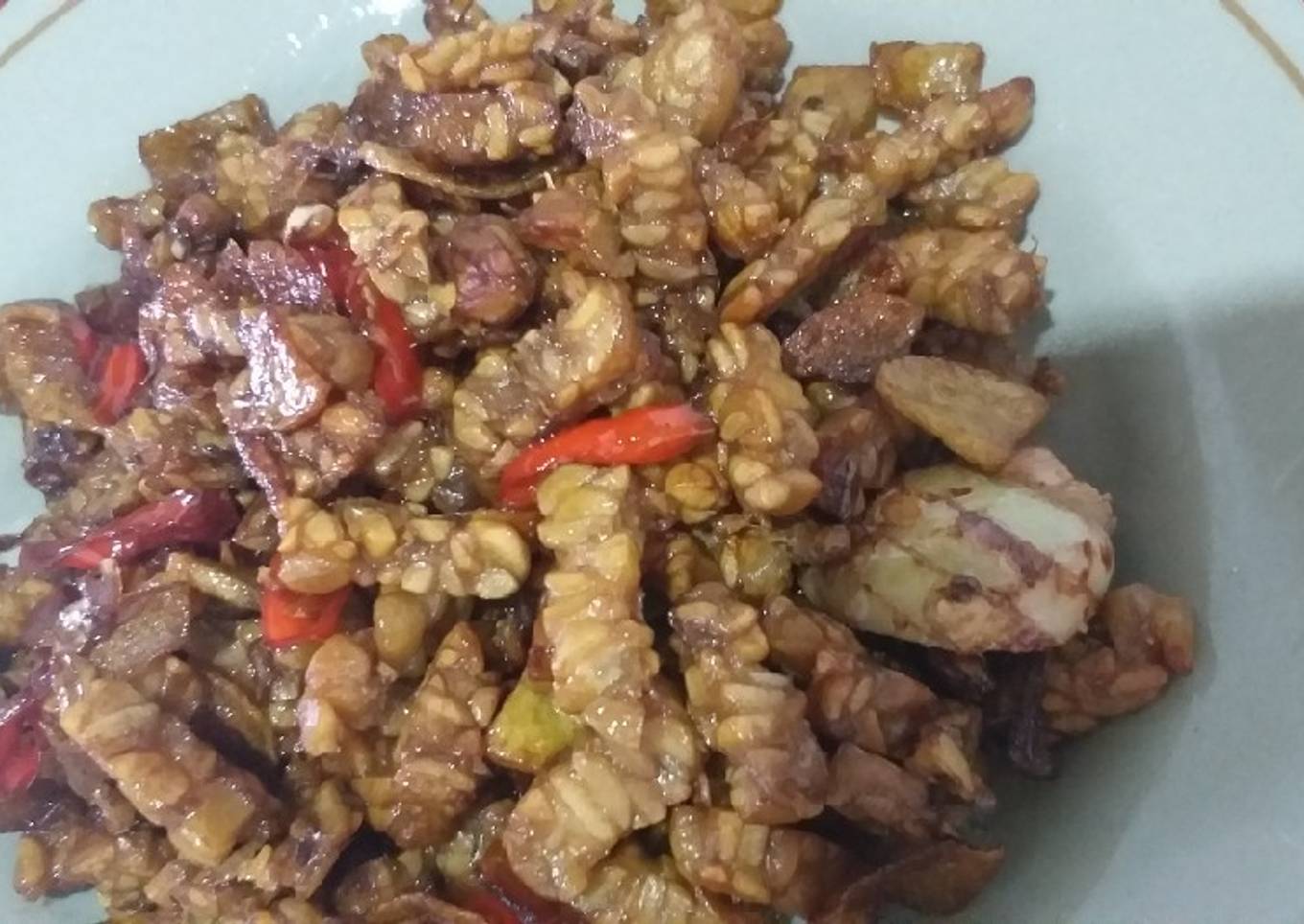 Kering tempe dan kentang