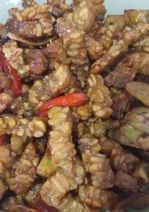 Foto resep Kering tempe dan kentang