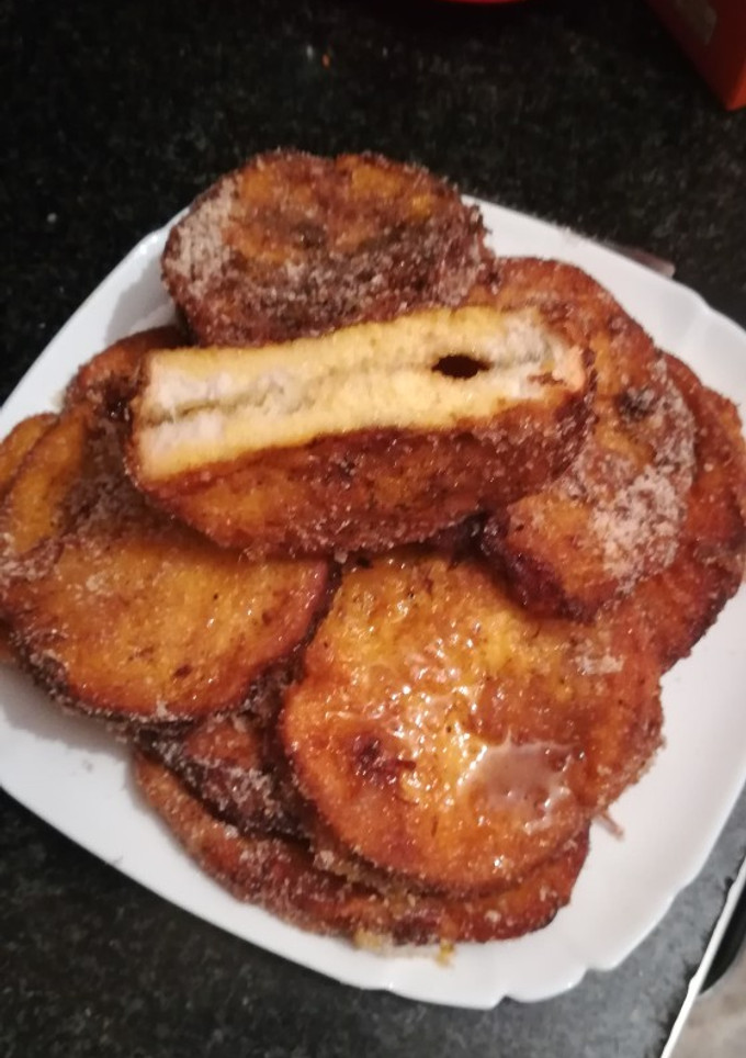 Una foto de Torrijas de flan con aroma de crema catalana