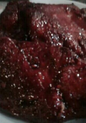 A picture of Chinese BBQ pork/ Char Siu.