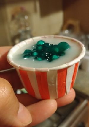 Foto resep Blue Sago Pudding