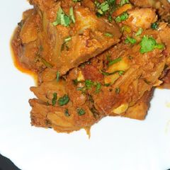 A picture of Kathal sabzi.